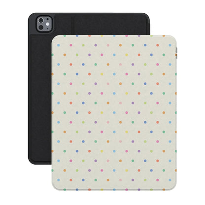 On the Dot | Rainbow Polka Dot iPad Case
