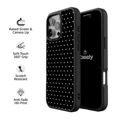 On the Dot | White Polka Dot Case