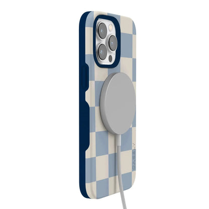 Fit Check | Light Blue Checkerboard Case