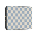 Fit Check | Light Blue Checkerboard Laptop Case