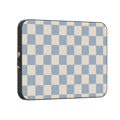 Fit Check | Light Blue Checkerboard Laptop Case
