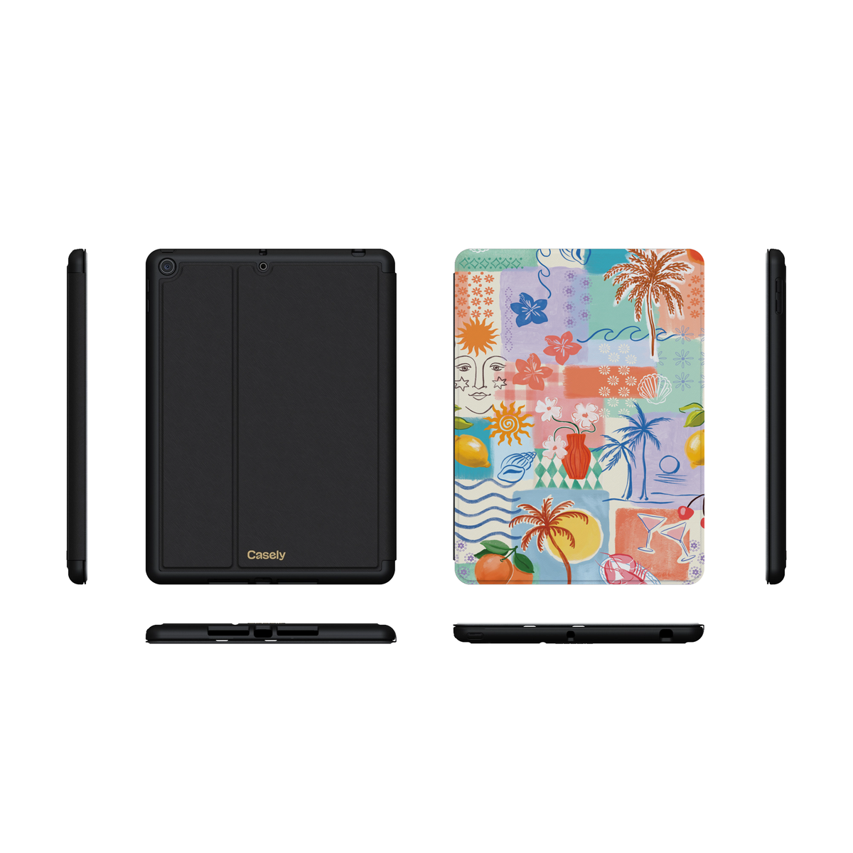 Tropical Heat | Beachy Collage iPad Case