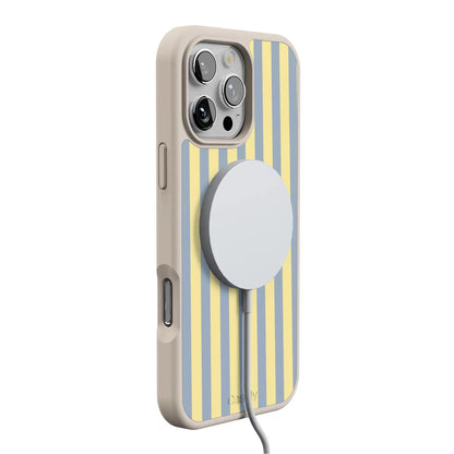 Coastline Stripes | Blue & Yellow Case