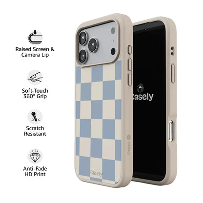 Fit Check | Light Blue Checkerboard Case