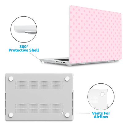 Spotted in SoHo | Pink Polka Dot Laptop Shell