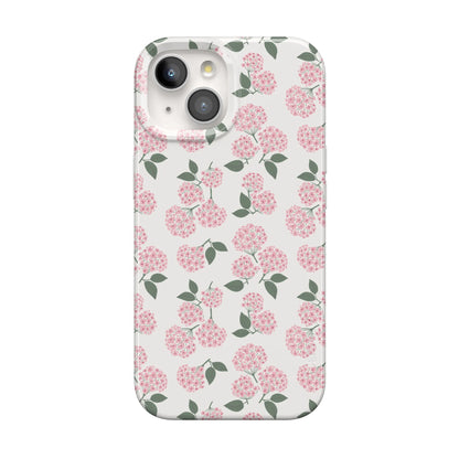 Nantucket Cottage | Pink Hydrangea Case - iPhone 13