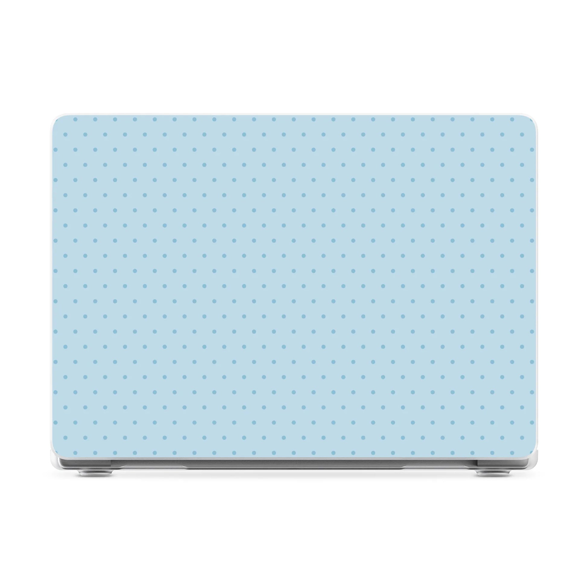 On the Dot | Blue Monochrome Polka Dot Laptop Shell - 16" MacBook Pro