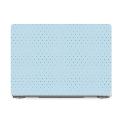 On the Dot | Blue Monochrome Polka Dot Laptop Shell - 16" MacBook Pro