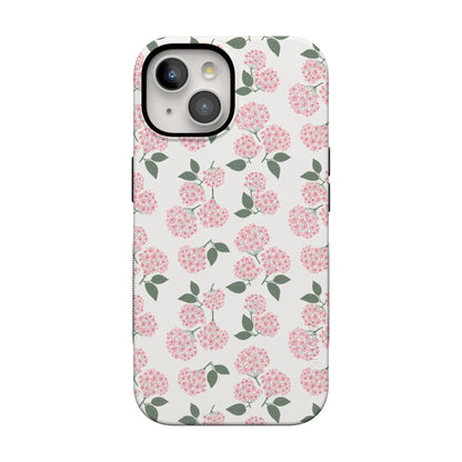 Nantucket Cottage | Pink Hydrangea Case - iPhone 13