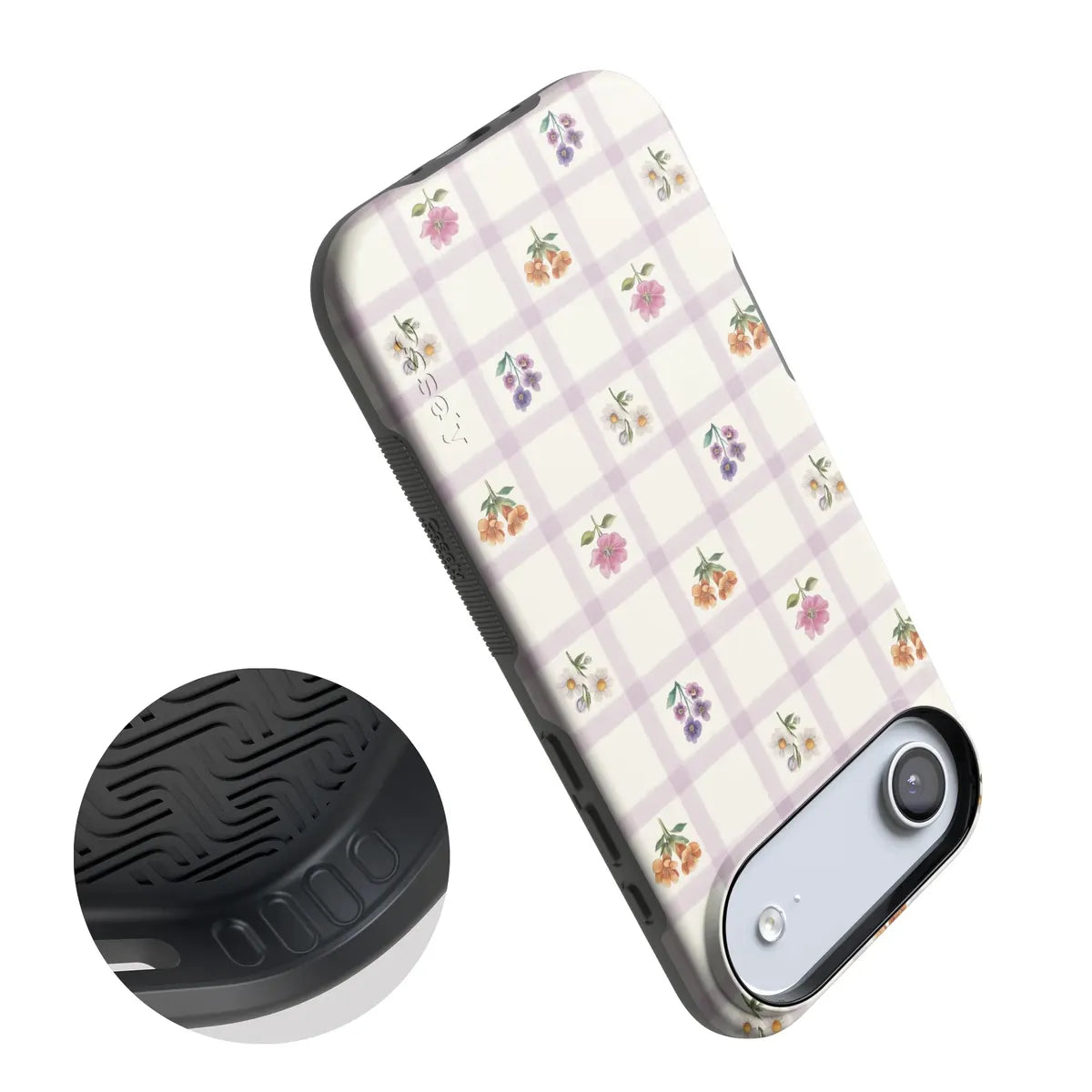 Meadow Check | Floral Gingham Case