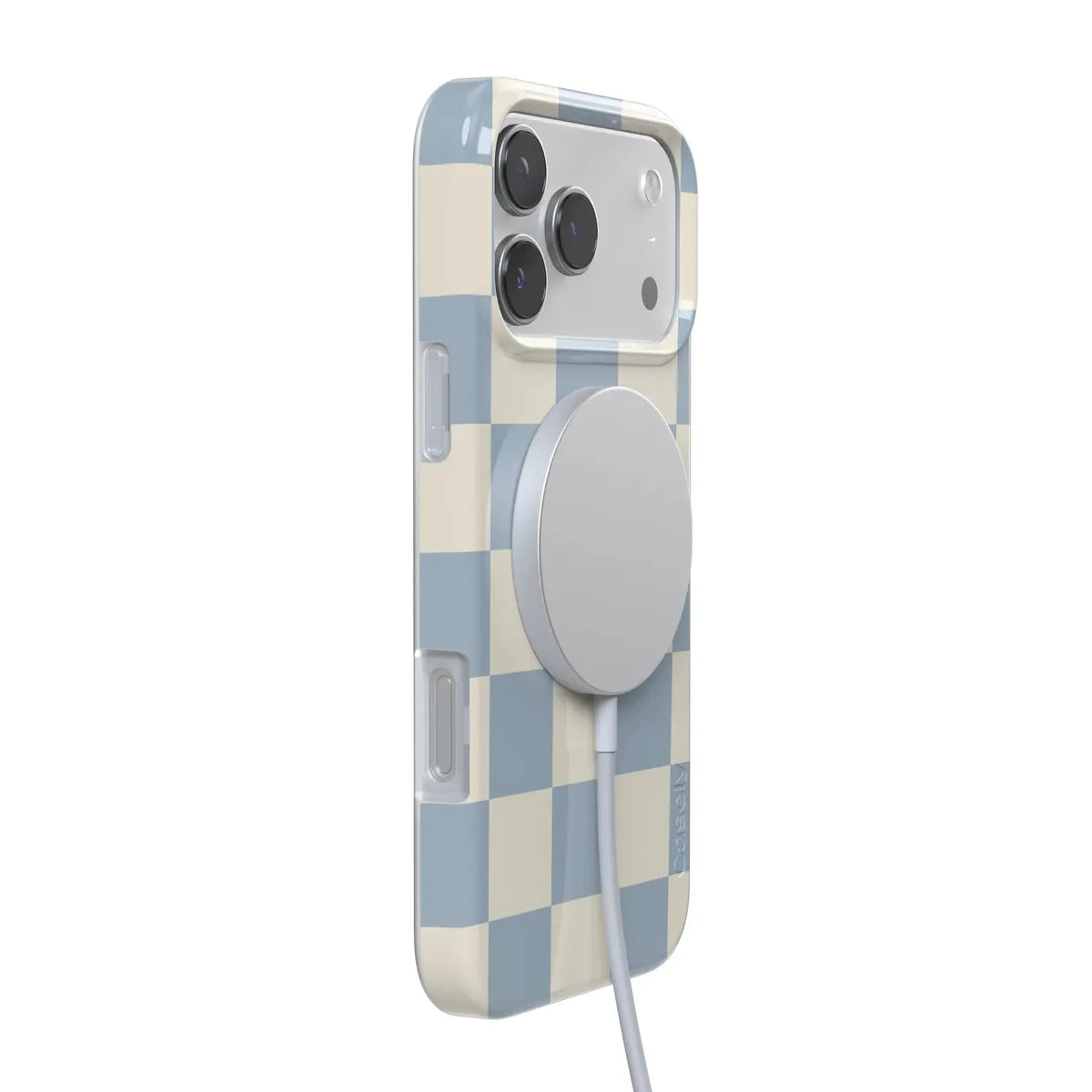 Fit Check | Light Blue Checkerboard Case