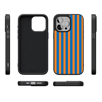 Go New York | Blue & Orange Stripes Case