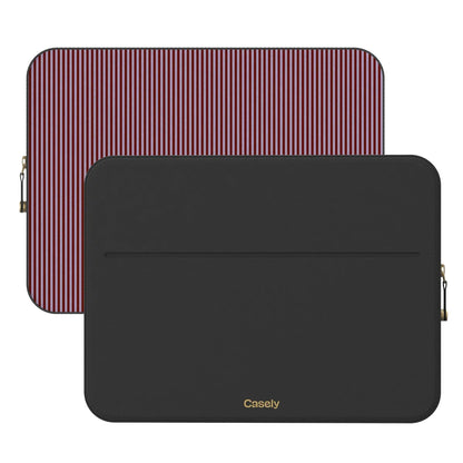 Stripes and the City | Tiny Pinstripe Laptop Case