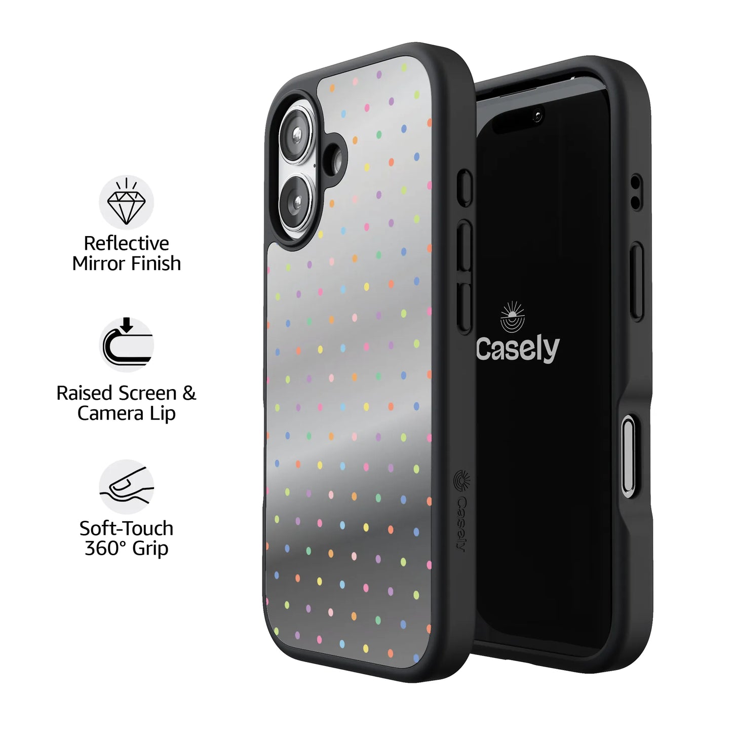 On the Dot | Rainbow Polka Dot Case