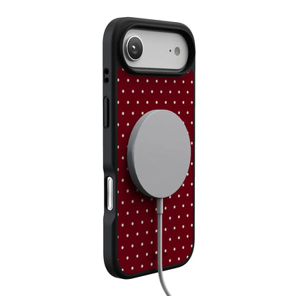 On the Dot | Maroon Polka Dot Case