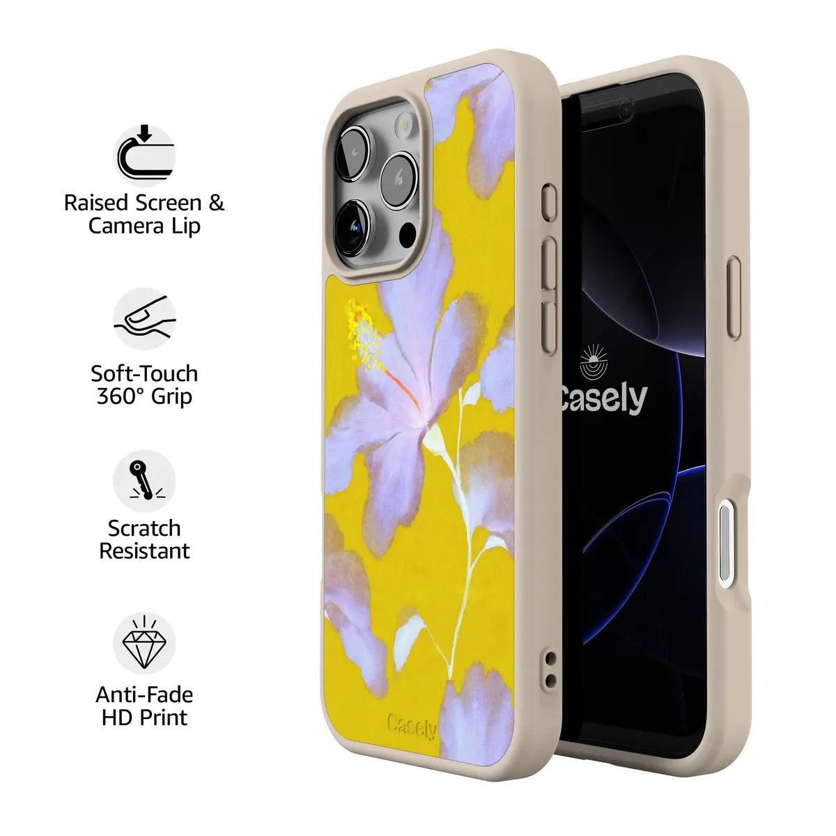 Hibiscus Haze | Painted Floral Case