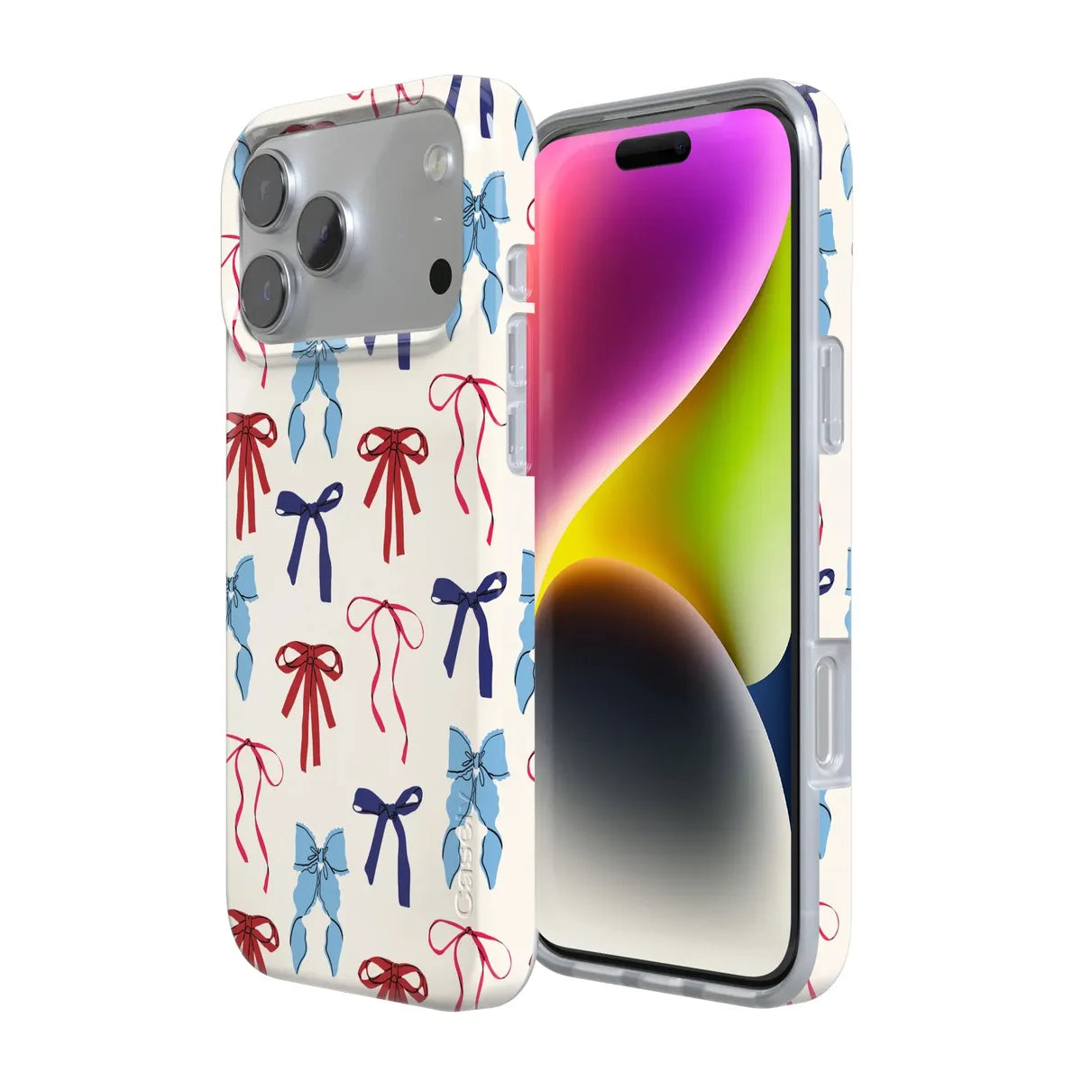 American Girlie | Red White & Blue Bows Case