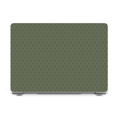 On the Dot | Olive Green Polka Dot Laptop Shell - 15" MacBook Air