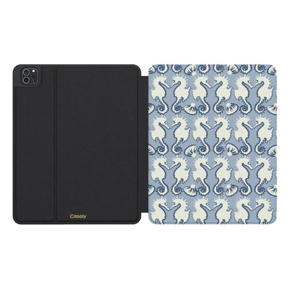 Seahorse Drift | Coastal Blues iPad Case