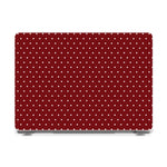 On the Dot | Maroon Polka Dot Laptop Shell - 16" MacBook Pro