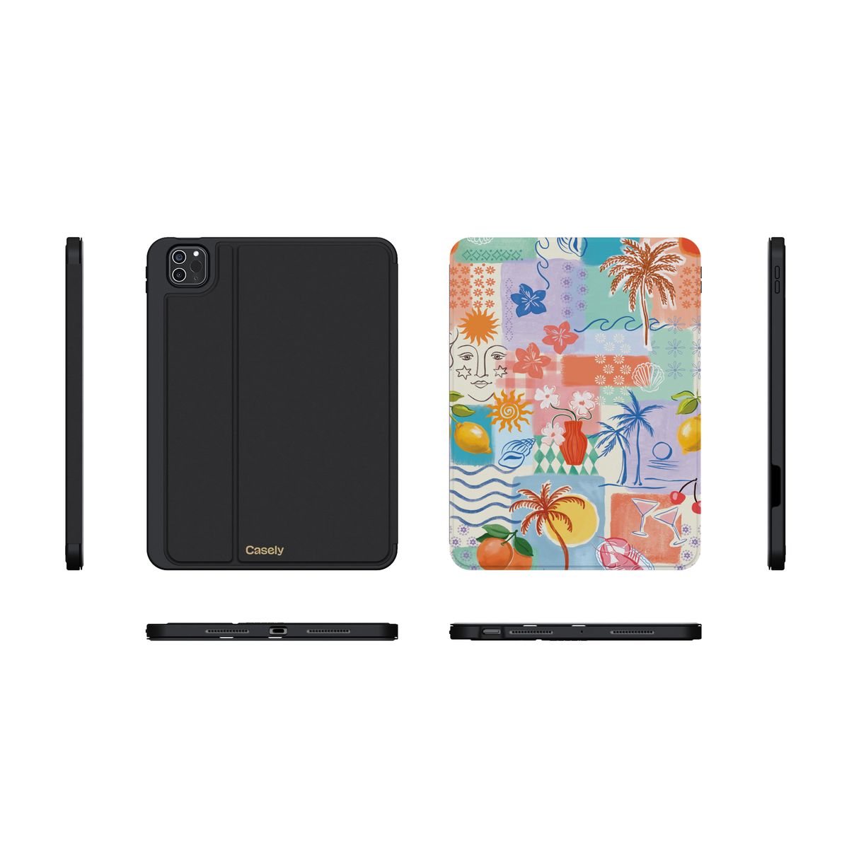 Tropical Heat | Beachy Collage iPad Case