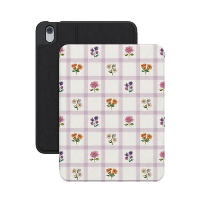 Meadow Check | Floral Gingham iPad Case