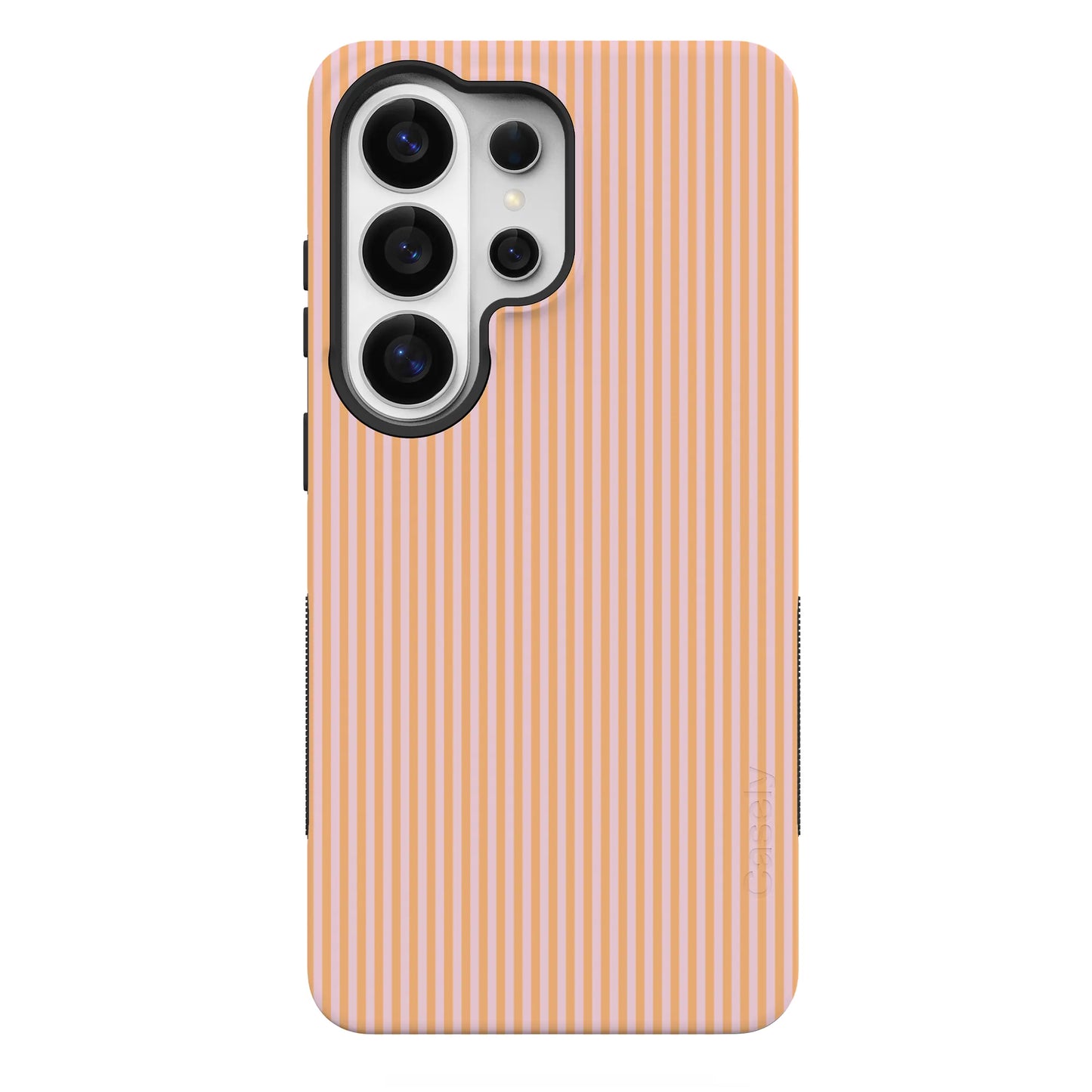 Stripes and the City | Orange & Pink Pinstripe Case - Galaxy S26 Ultra
