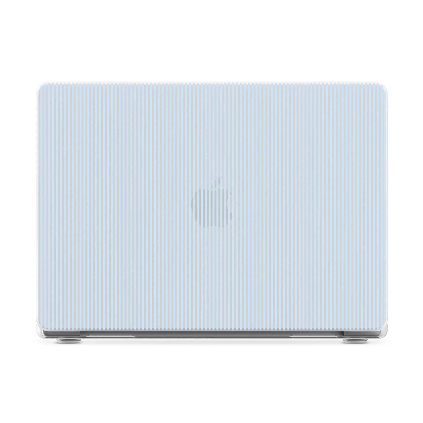 Stripes and the City | Light Blue Pinstripe Laptop Shell - 16" MacBook Pro
