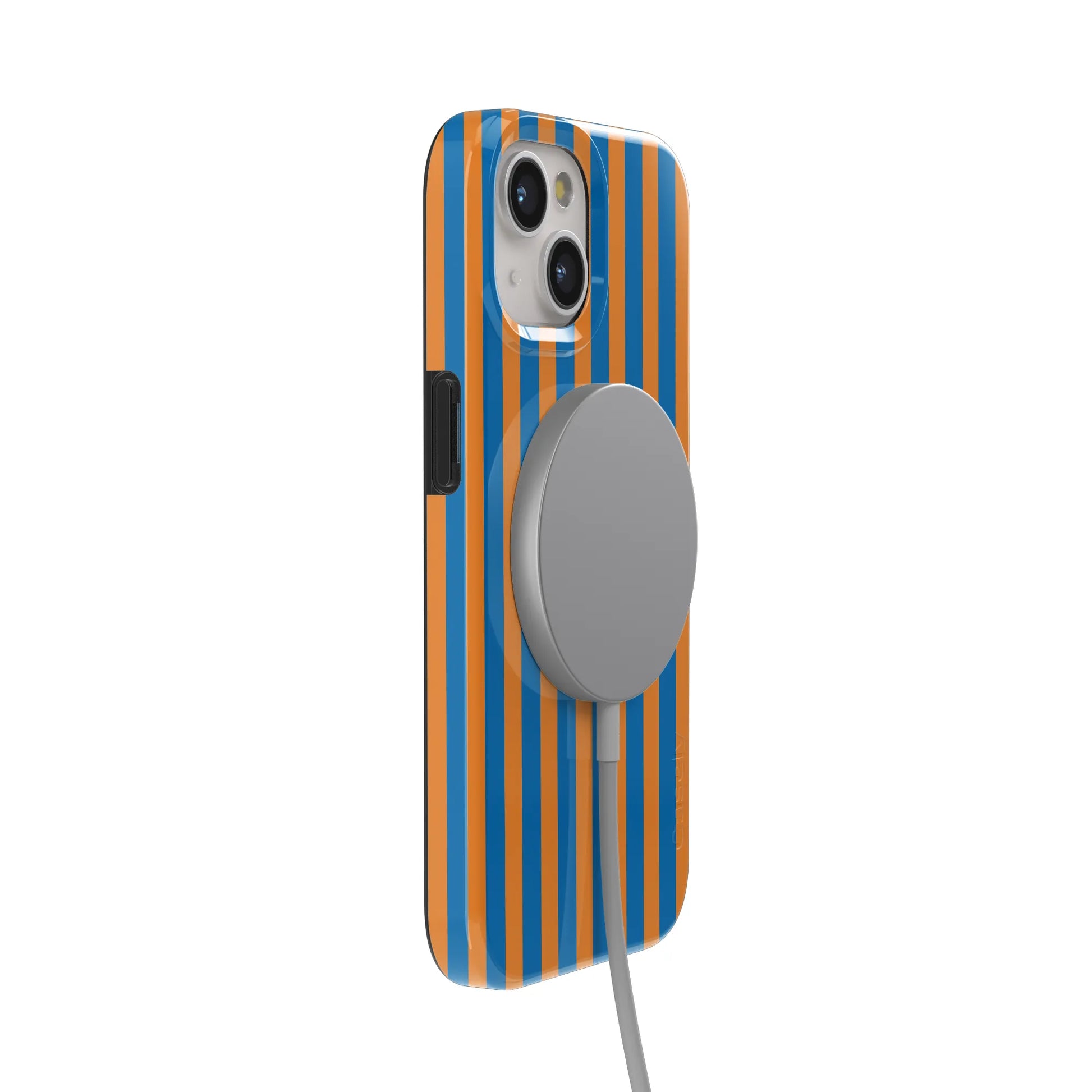 Go New York | Blue & Orange Stripes Case