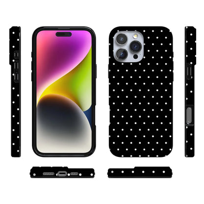 On the Dot | White Polka Dot Case