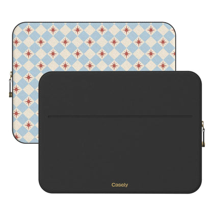 Chelsea Checker | Starlight Tiles Laptop Case