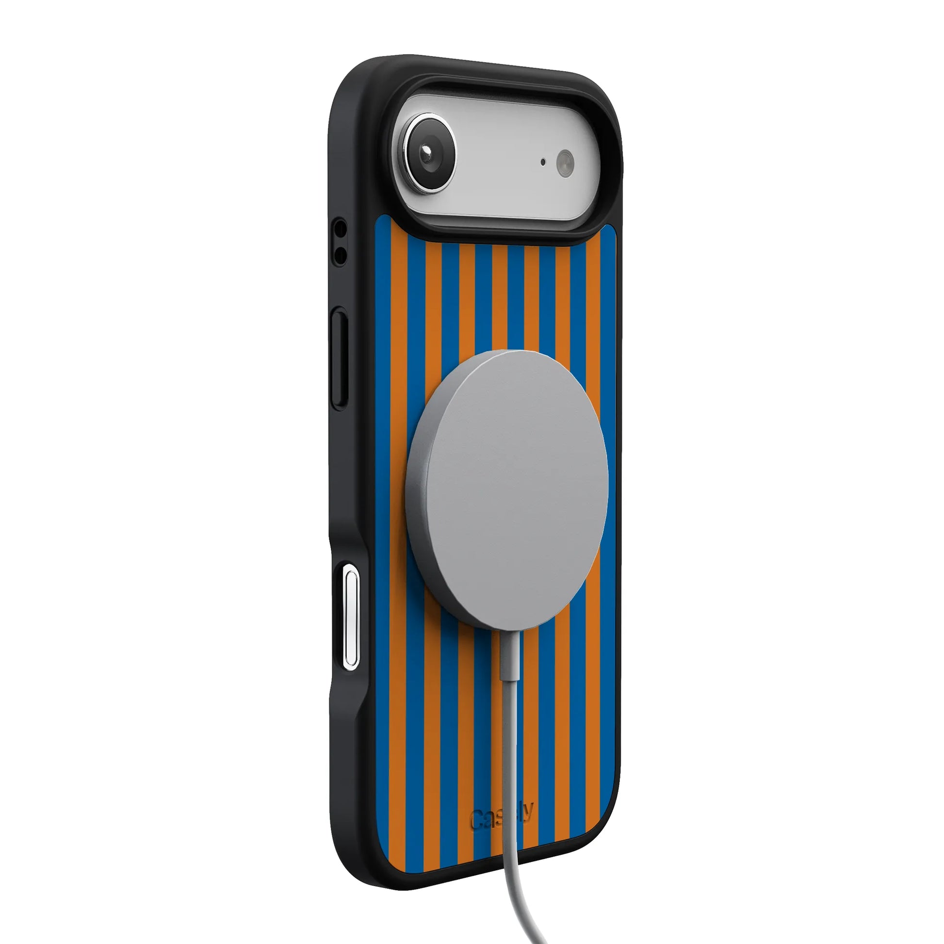 Go New York | Blue & Orange Stripes Case