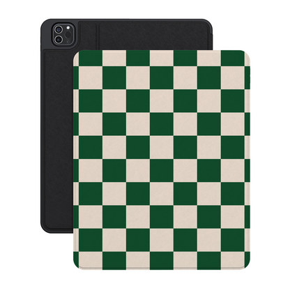 Fit Check | Green Checkerboard iPad Case