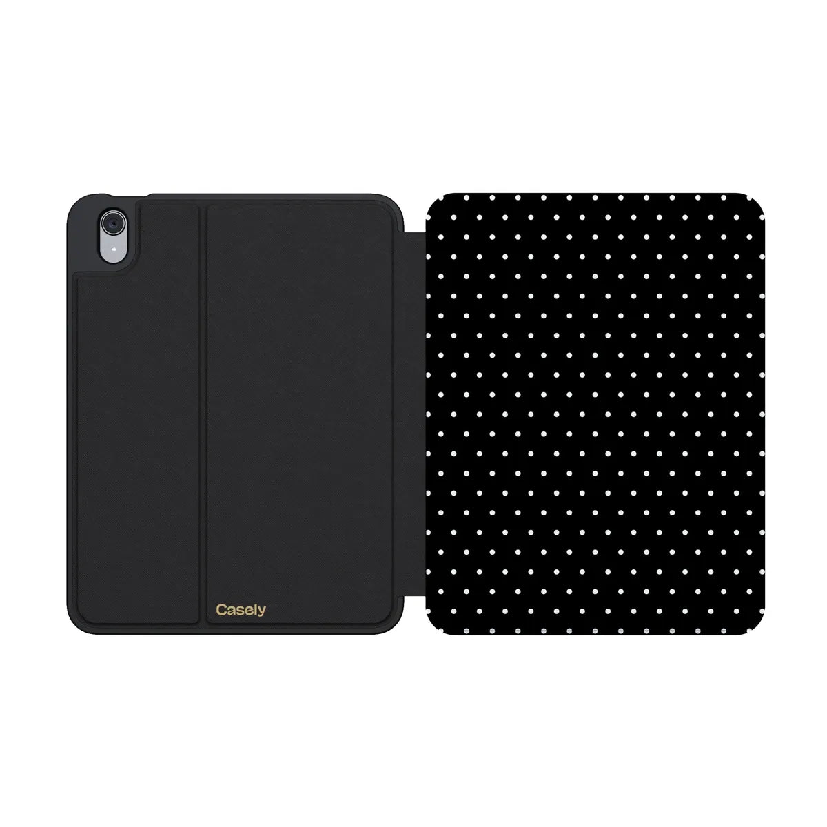 On the Dot | White Polka Dot iPad Case