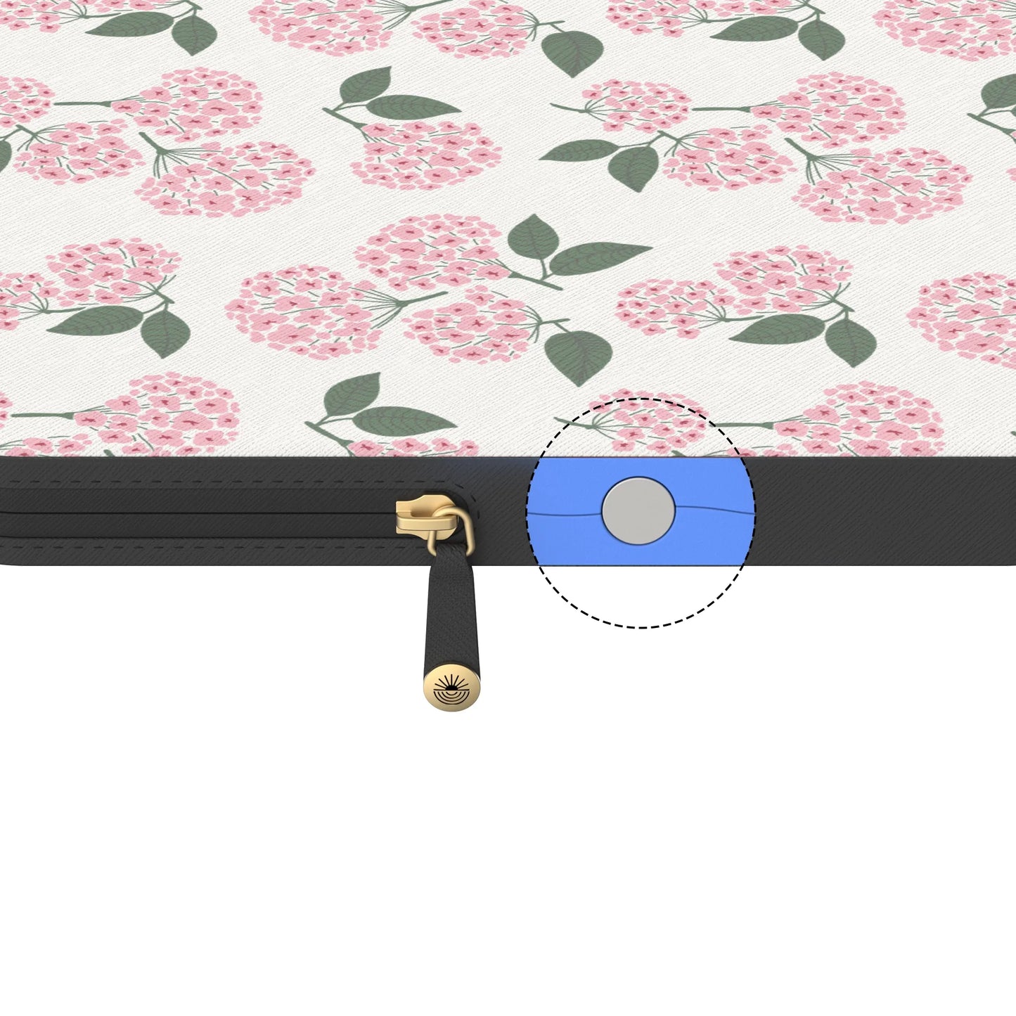 Nantucket Cottage | Pink Hydrangea Laptop Case
