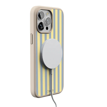 Coastline Stripes | Blue & Yellow Case