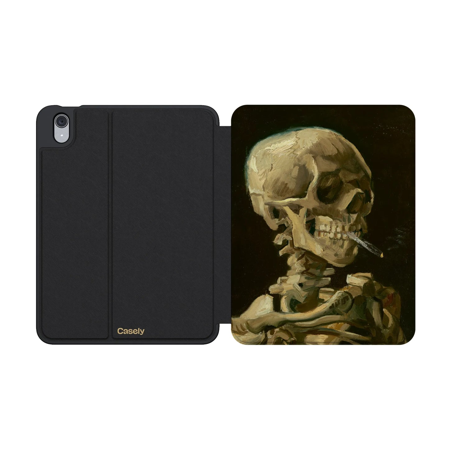 Van Gogh | Head of a Skeleton with a Burning Cigarette iPad Case