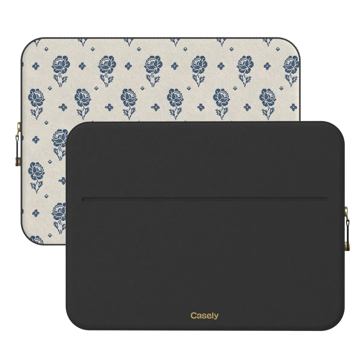 Seaside Stitch | Vintage Roses Laptop Case