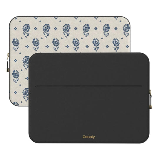 Seaside Stitch | Vintage Roses Laptop Case