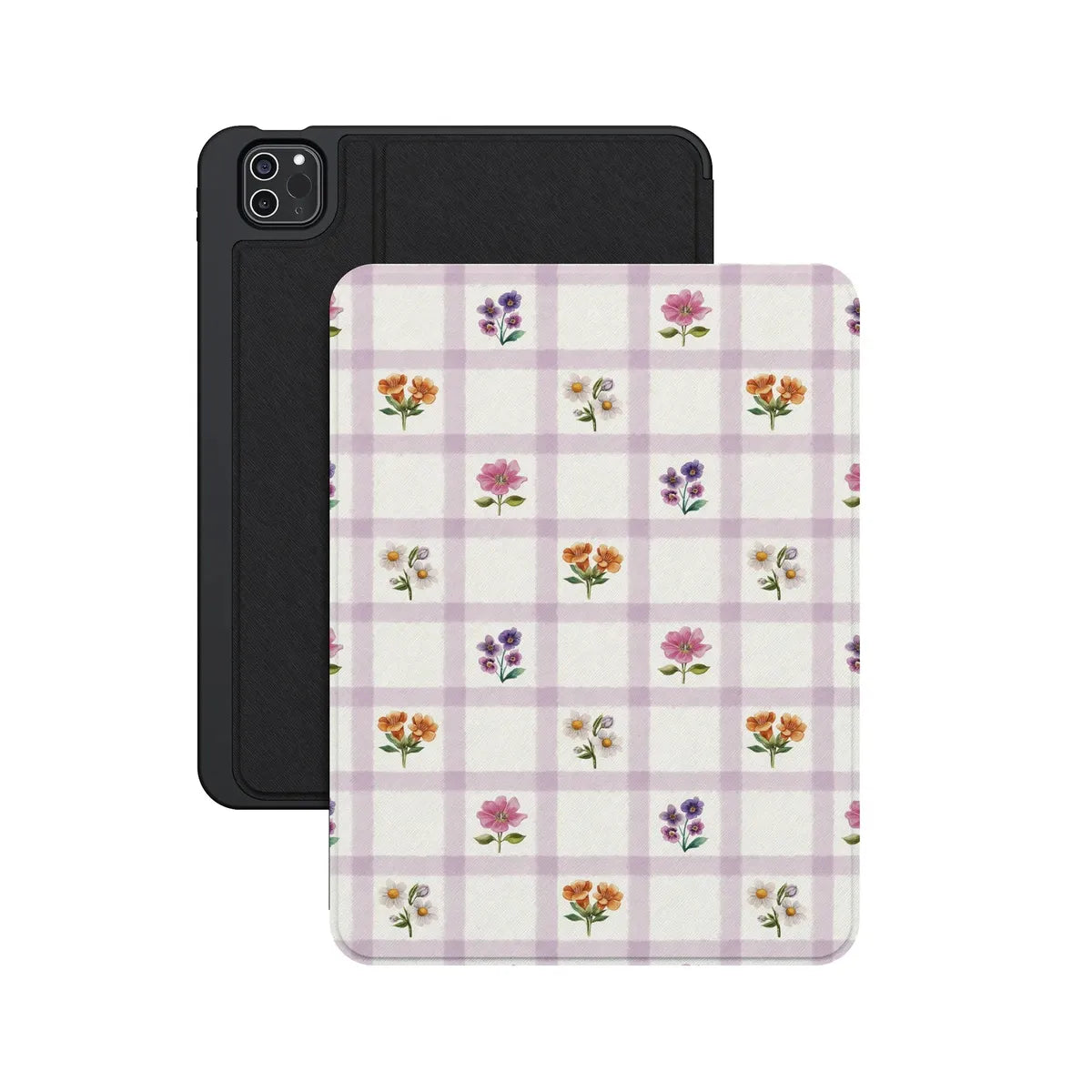 Meadow Check | Floral Gingham iPad Case