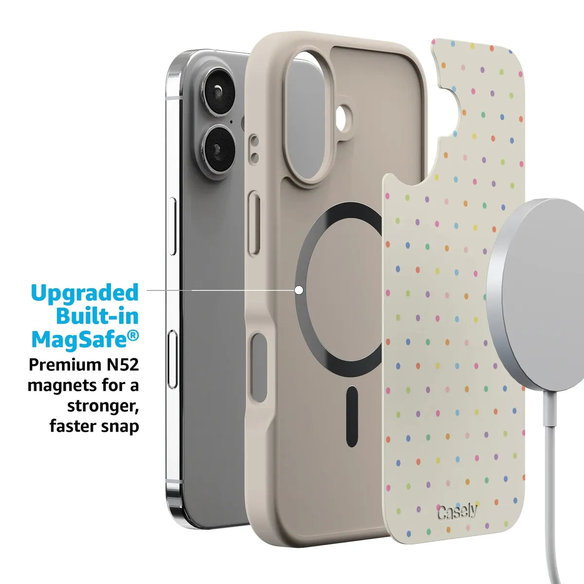 On the Dot | Rainbow Polka Dot Case