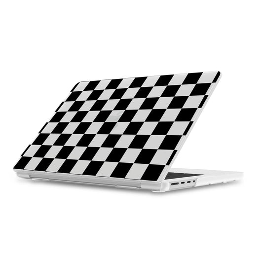 Fit Check | Black Checkerboard Laptop Shell