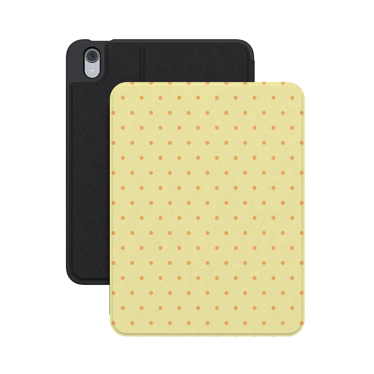 On the Dot | Yellow Polka Dot iPad Case