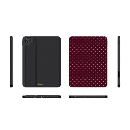 Heart Noir | Tiny Hearts iPad Case