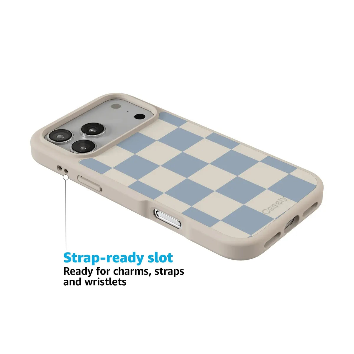 Fit Check | Light Blue Checkerboard Case
