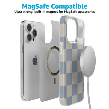 Fit Check | Light Blue Checkerboard Case