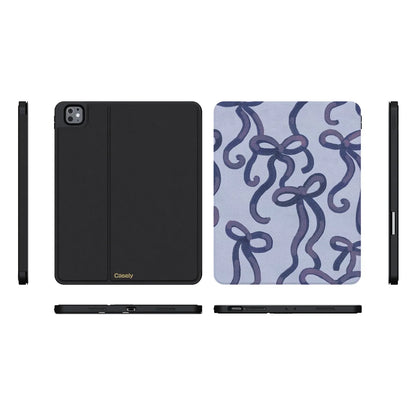 Love Me Knot | Blue Bow iPad Case