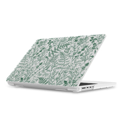 Sage Garden | Green Floral Laptop Shell