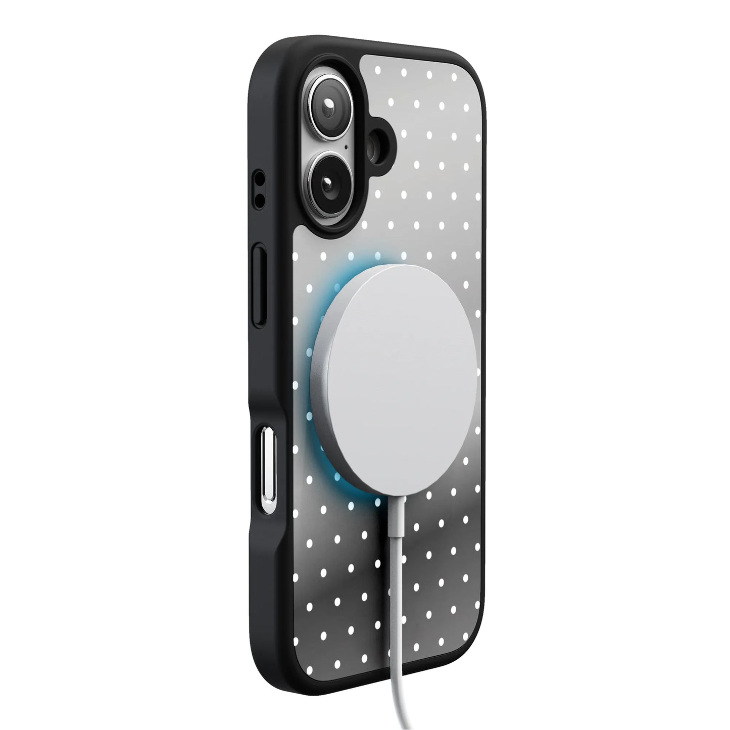 On the Dot | White Polka Dot Case
