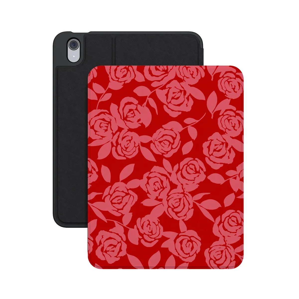 Final Rose | Red & Pink Floral iPad Case